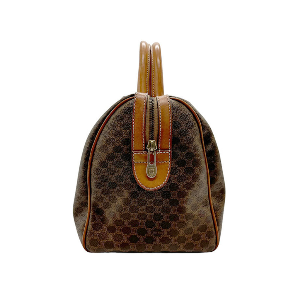 Celine coated handbag Macadam brown canvas